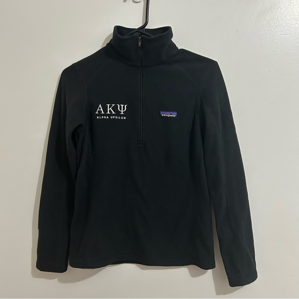 Patagonia Women Better Sweater 1/4 Zip Fleece Embroidery Alpha Kappa Psi Size XS